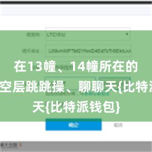 在13幢、14幢所在的地面架空层跳跳操、聊聊天{比特派钱包}