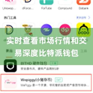 实时查看市场行情和交易深度比特派钱包