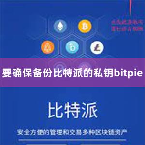 要确保备份比特派的私钥bitpie